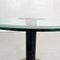 Italian Modern Coffee Table in Green Glass, Black Metal and Grey Stone, 1980s 6