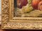 Joseph Eugene Gilbault, Bodegón con melocotones y uvas, siglo XIX, óleo sobre lienzo, enmarcado, Imagen 6