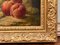 Joseph Eugene Gilbault, Bodegón con melocotones y uvas, siglo XIX, óleo sobre lienzo, enmarcado, Imagen 7