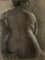 Gabrielle Guillot de Raffaillac, Nude Study, 20th Century, Charcoal 1