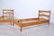 Vintage Modern Wood Bed Frame, 1960s, Set of 2 5