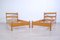 Vintage Modern Wood Bed Frame, 1960s, Set of 2 3