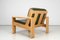Armchair in Leather & Oak by Esko Pajamies for Asko 4