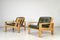 Armchair in Leather & Oak by Esko Pajamies for Asko 7
