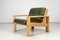 Armchair in Leather & Oak by Esko Pajamies for Asko, Image 1