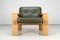 Armchair in Leather & Oak by Esko Pajamies for Asko 5