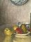 J Poisat, Still Life with Fruit, Oil on Canvas, Framed 10