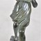 P Le Faguays, mujer Art Déco con pelota, siglo XX, bronce, Imagen 4