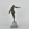 P Le Faguays, Art Deco Woman with Ball, 20th Century, Bronze 13