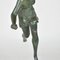 P Le Faguays, Art Deco Frau mit Ball, 20. Jh., Bronze 17