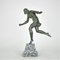 P Le Faguays, Art Deco Woman with Ball, 20th Century, Bronze 12