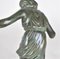 P Le Faguays, Art Deco Frau mit Ball, 20. Jh., Bronze 18