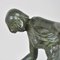 P Le Faguays, Art Deco Frau mit Ball, 20. Jh., Bronze 20