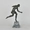 P Le Faguays, Art Deco Woman with Ball, 20th Century, Bronze 23