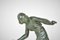 P Le Faguays, Art Deco Woman with Ball, 20th Century, Bronze 22