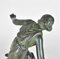 P Le Faguays, Art Deco Woman with Ball, 20th Century, Bronze 24