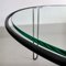 Vintage Round Wire Nesting Tables in Metal & Glass, Set of 2 3