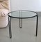 Vintage Round Wire Nesting Tables in Metal & Glass, Set of 2 7