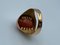 14k Cornaline Oval Gold Ring 6