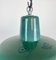 Industrial Green Enamel Pendant Lamp, 1960s, Image 3