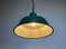 Industrial Green Enamel Pendant Lamp, 1960s 11