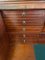 Antique George III Mahogany Inlaid Bureau Bookcase 9