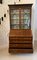 Antique George III Mahogany Inlaid Bureau Bookcase 3