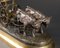 Geschnürter Ochsen Pflug, spätes 19. Jh., Bronze mit drei Patina 15