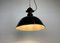 East German Enamel Factory Hanging Lamp from LBD Veb Leuchtenbau Dresden, 1950s 14