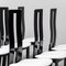 Vintage Modernate Black Chairs by Pietro Costantini Ello, 1970s, Set of 8 2