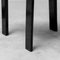 Sedie vintage moderne nere di Pietro Costantini Ello, anni '70, set di 8, Immagine 9