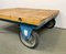 Industrial Blue Coffee Table Cart, 1960s 4