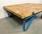 Industrial Blue Coffee Table Cart, 1960s 3