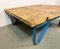 Table Basse Industrielle Bleue, 1960s 3