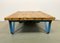 Industrial Blue Coffee Table Cart, 1960s 11
