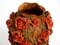 Jarrón de arcilla hecho a mano con rosas rojas de Rosie Fridrin Rieger, 1918, Imagen 12
