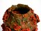 Vaso in argilla fatto a mano con rose rosse di Rosie Fridrin Rieger, 1918, Immagine 15