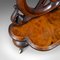 Antique Burr Walnut Mirror Stand from Robert Strahan & Co., 1840s 11