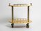 Bar Cart in Beige Goatskin by Aldo Tura, Italy, 1960s, Image 18