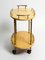 Bar Cart in Beige Goatskin by Aldo Tura, Italy, 1960s, Image 16