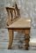 Victorian Bleached Oak Hall Bench 5