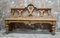 Victorian Bleached Oak Hall Bench 8