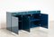 Blue Modernist High Gloss Lacquered Wooden Sideboard, France, 1970s 6
