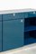 Blue Modernist High Gloss Lacquered Wooden Sideboard, France, 1970s, Image 4