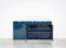 Blue Modernist High Gloss Lacquered Wooden Sideboard, France, 1970s 7