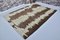 Turkish Anatolian Brown & Beige Traditional Hemp Rug 3