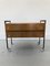 Metall & Teak Schrank, 1970er 4