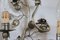 Vintage Silvered Metal Sconces, 1930s, Set of 2 4