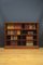 Victorian Figured Walnut Open Bookcase 2