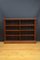 Victorian Figured Walnut Open Bookcase 1